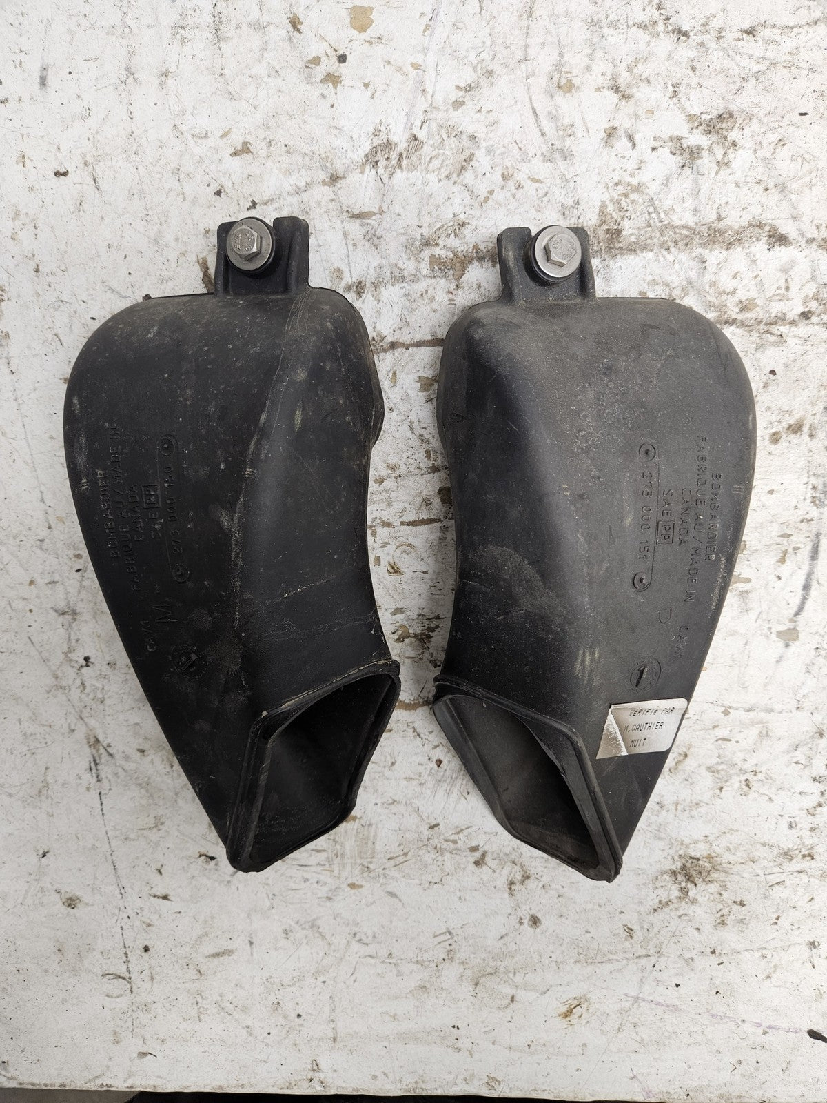 SeaDoo Bombardier 1999-2007 LRV RX GTX 3D XP OEM Mag + PTO Duct Set # 273000150