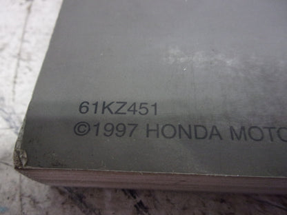 Honda Dirt Bike MX 1998-1999 CR125R OEM Service Manual Part# 61KZ451