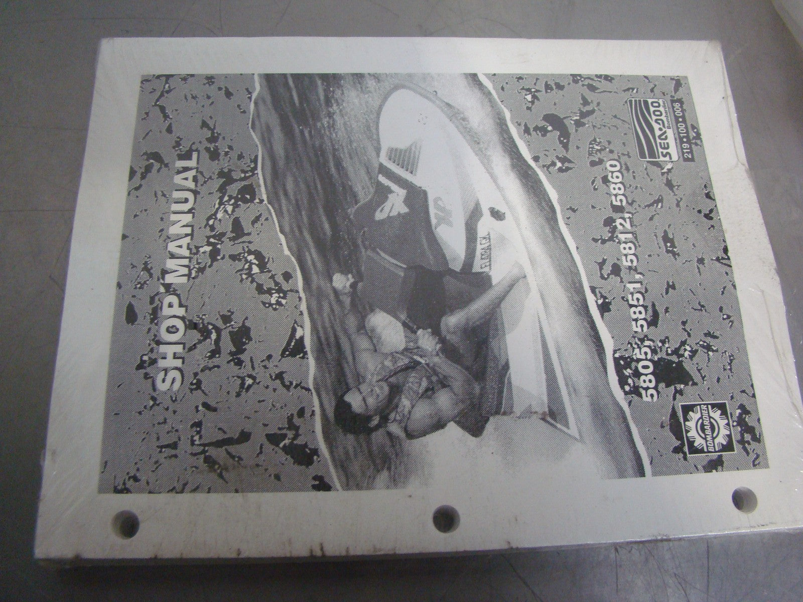 Sea-Doo 1992 Service Manual 5805-5851-5812-5860 4 Models Shop Manual 219100006