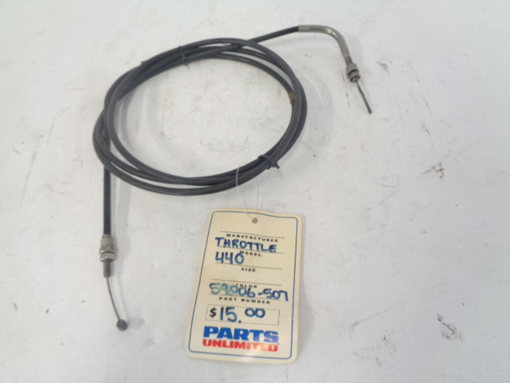 Kawasaki Jet Ski 1977 JS440 NEW OEM Throttle Cable Assembly # 59206-507