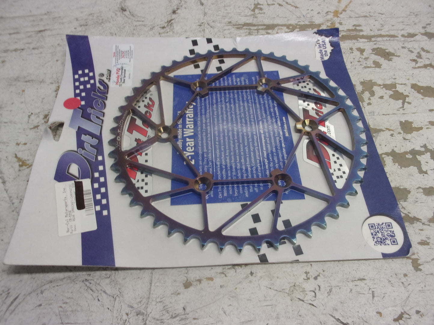 Honda Dirt Bike Dirt Tricks Zirconium Sprocket 52 Tooth Chromatic # CR-52-SE-C