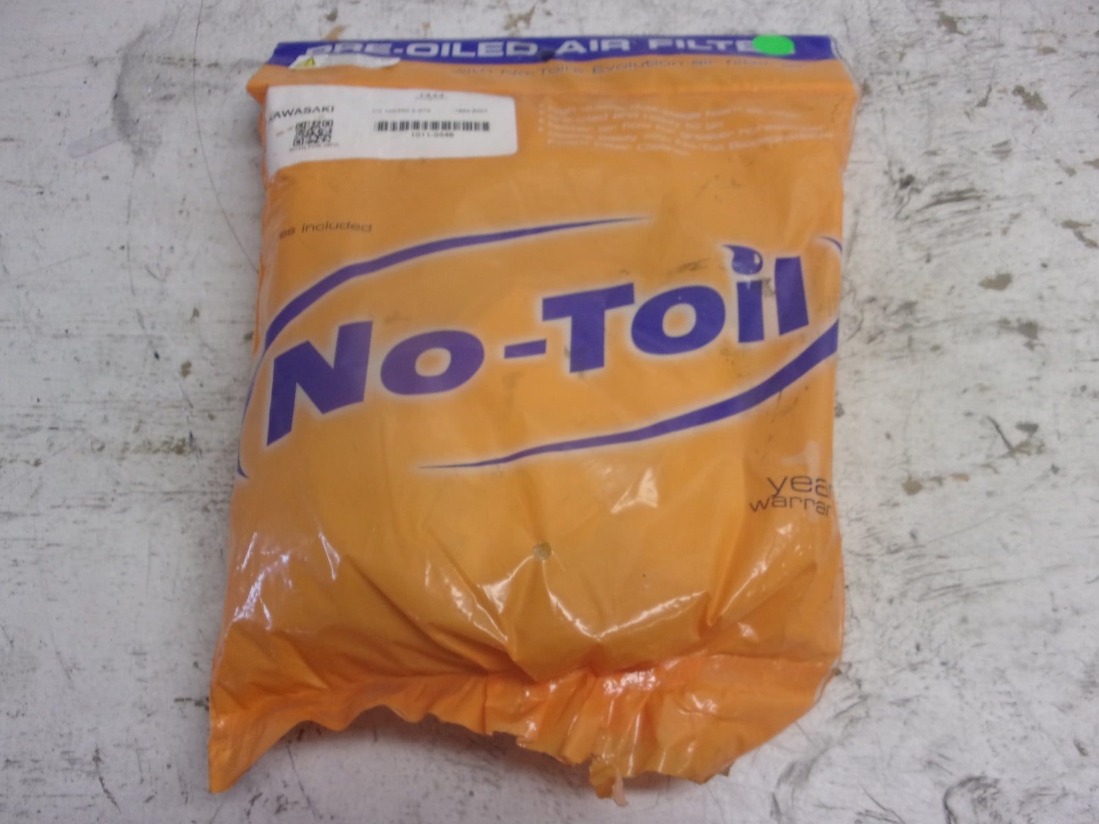 Kawasaki 1994-2007 KX125/250 No Toil Industries Pre-Oiled Air Filter For # 1444