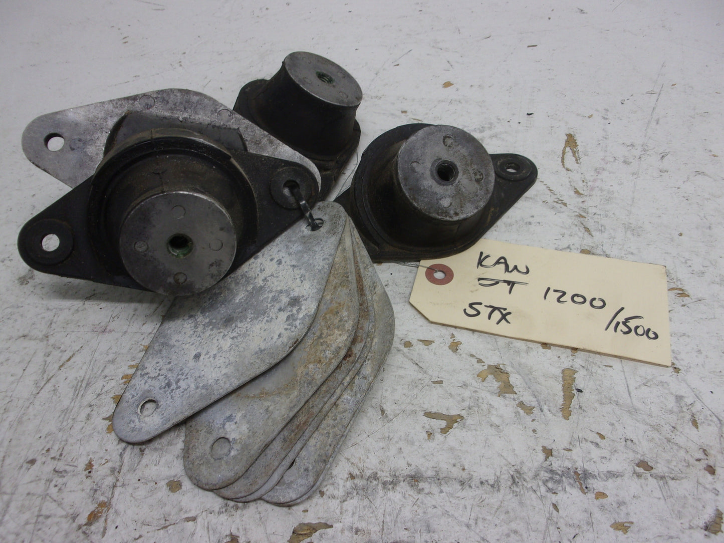Kawasaki Jet Ski 2006-2021 STX-12F/15F Ultra OEM Engine Mount Set # 92161-3789