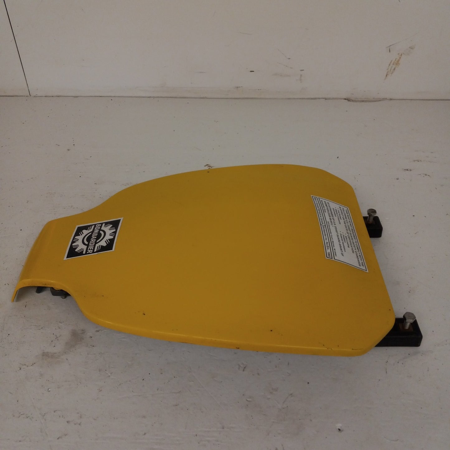 SeaDoo Bombardier 2002-2004 XP DI OEM Yellow Rear Access Cover Part# 269501153