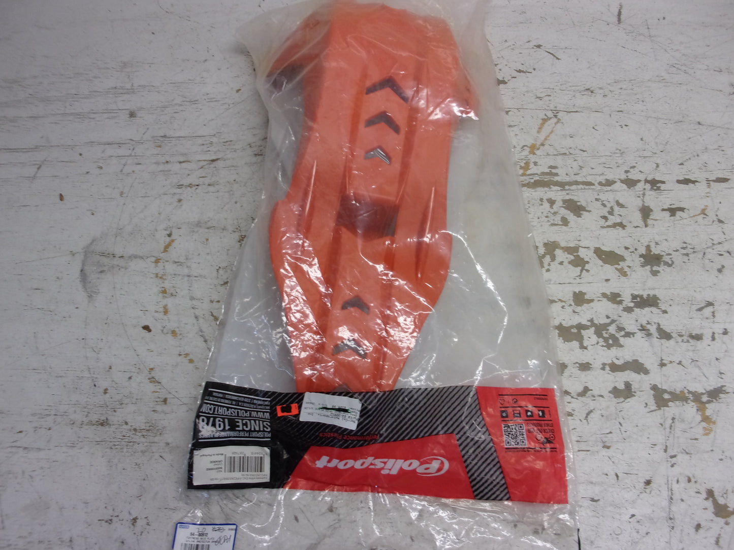KTM Dirt Bike POLISPORT FORTRESS SKID PLATE W/LINK PROTECTOR ORANGE # 8469100002