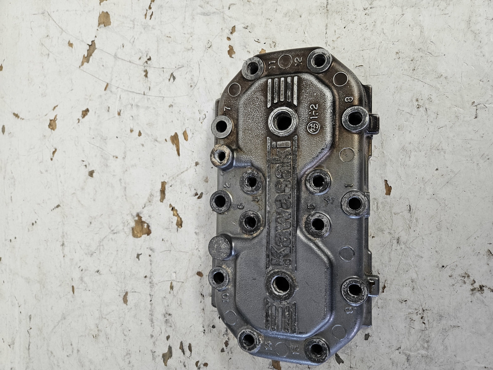 Kawasaki Jet Ski 1991-1995 650 Jet Mate X2 TS SC Silver Cylinder Head 11001-3716