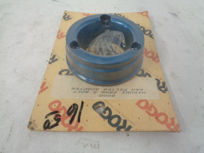 Kawasaki Jet Ski NEW Rare ROGO 38MM Mikuni 3 Bolt K&N Adapter Part# 85-2004