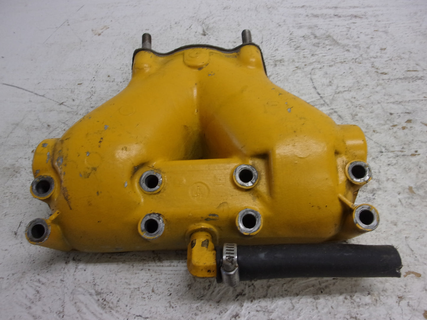 Sea Doo Bombardier 1989-1990 SP OEM Yellow Exhaust Manifold Assembly # 290978058