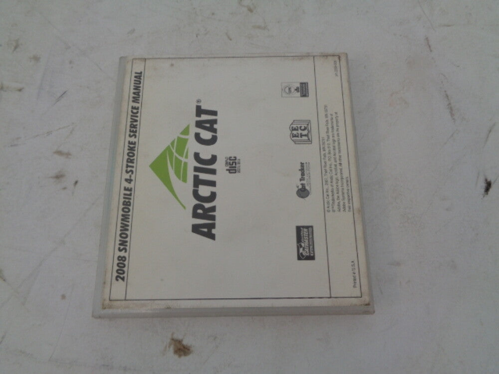 Arctic Cat 2008 4-Stroke Snowmobile Service Manual CD Disc Part# 2259-008