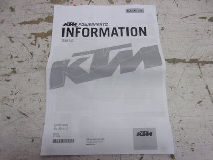 KTM Dirt Bike KTM Bag Mens Tank Duke 125 250 390 2017 2018 Part# 93012919033