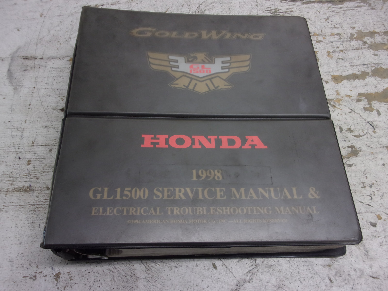 Honda 1998 GL1500 Service Manual & Electrical Troubleshooting Manual 61MAM03-AH