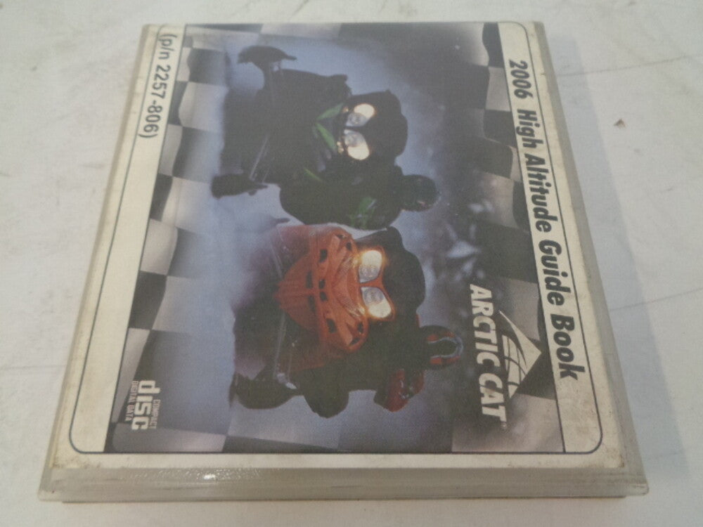 Arctic Cat 2006 Snowmobile High Altitude Guidebook CD / Disc # 2257-806