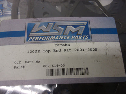 Yamaha Waverunner 2001-2005 1200 R NEW WSM Top End Gasket Kit Part# 007-614-03