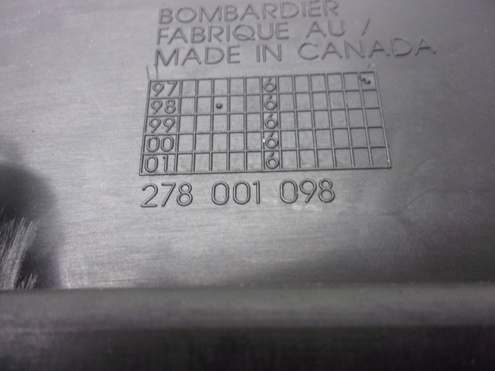 Sea Doo Bombardier 1998 GTX RFI OEM ECU , Electronic Control Module # 278000939