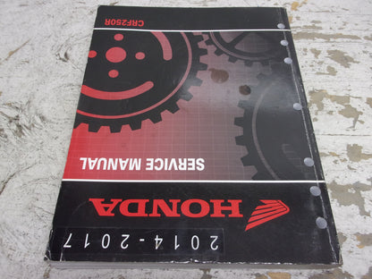 Honda Dirt Bike MX 2014-2007 CRF250R OEM Service Manual Part# 61KRN63