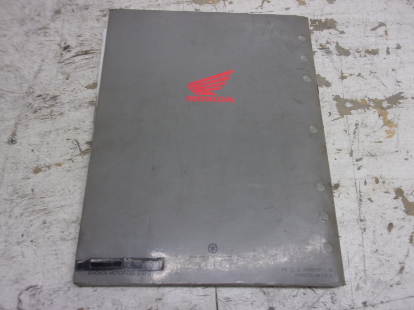 Honda Dirt Bike MX 1996-2003 XR250R OEM Service Manual Part# 61KCE06
