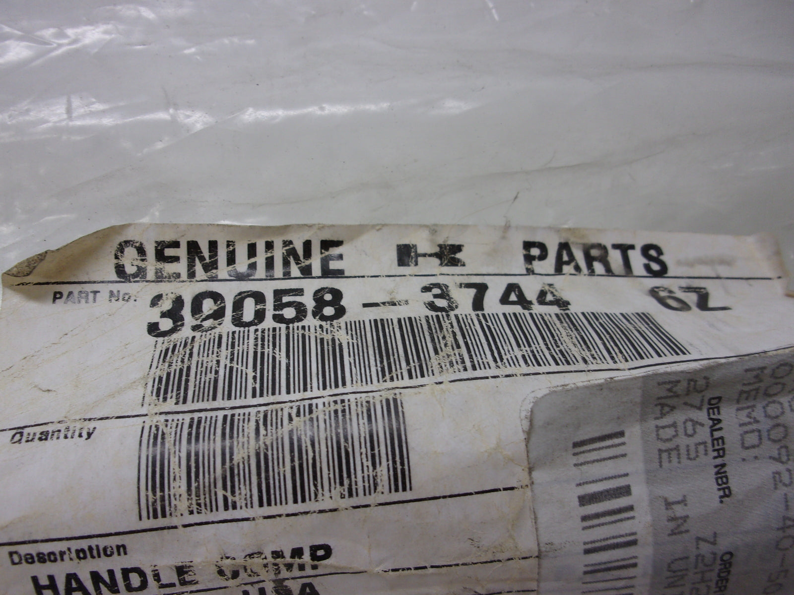 Kawasaki Jet Ski 2007-2021 Ultra OEM NEW Handlebar Assembly Part# 39058-3744-6Z