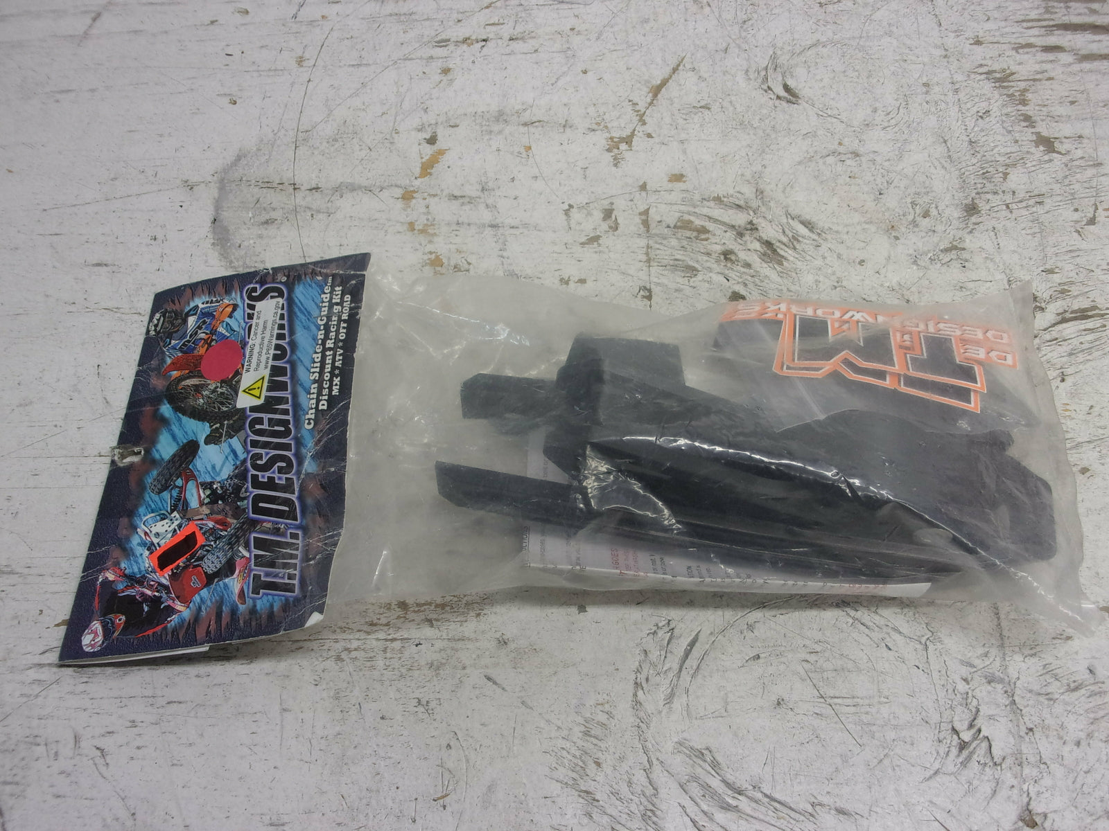 KTM Dirt Bike T.M. Designworks Chain Slide-N-Guide Mini Kit, Black # KTM-065-BK