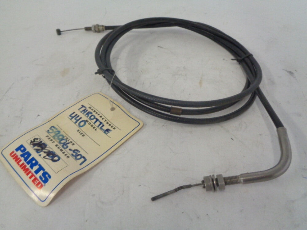 Kawasaki Jet Ski 1977 JS440 NEW OEM Throttle Cable Assembly # 59206-507