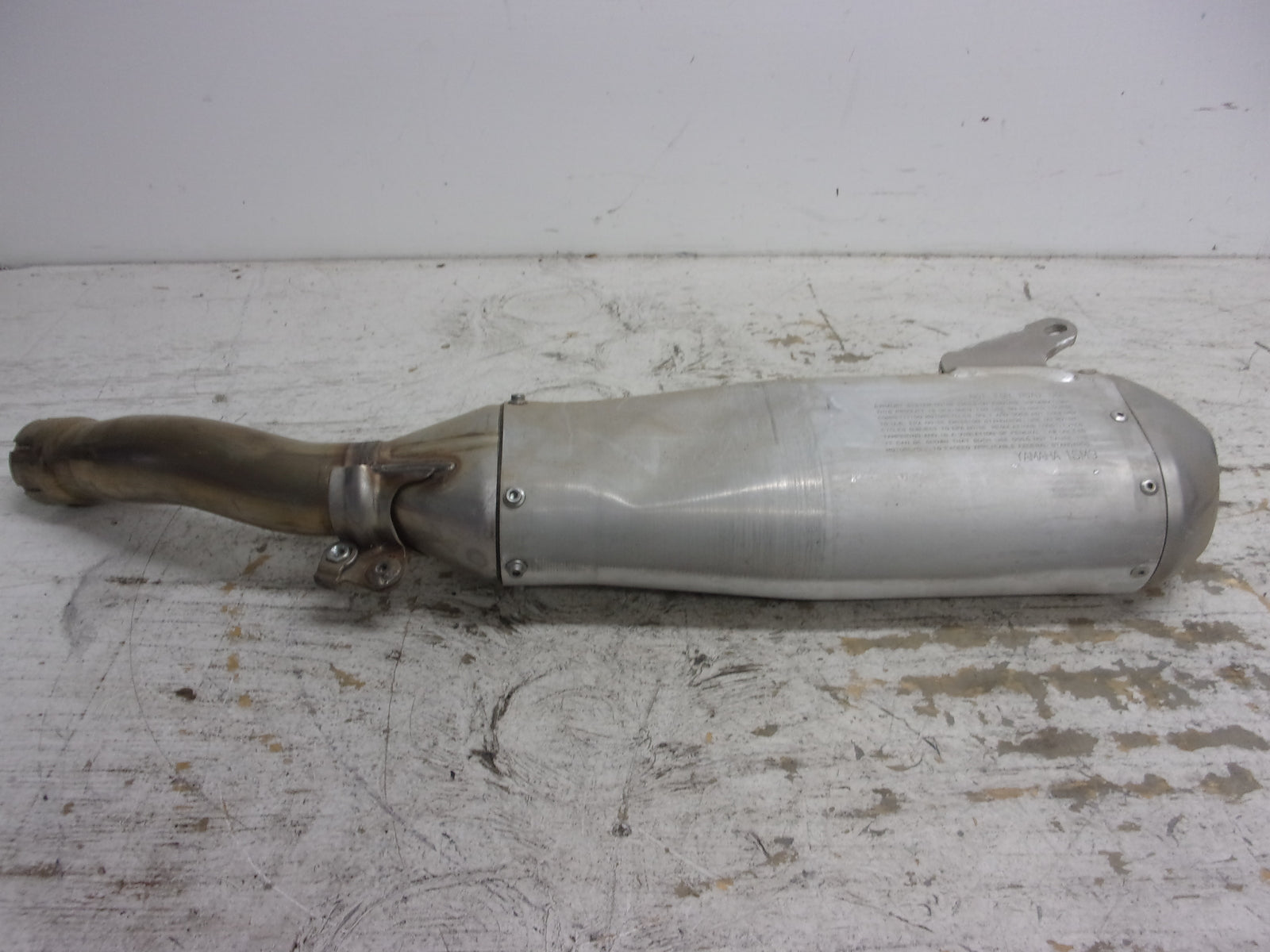 Yamaha Dirt Bike 2016 YZ250 OEM Exhaust Silencer / Pipe Part# 1SM-14750-90-00