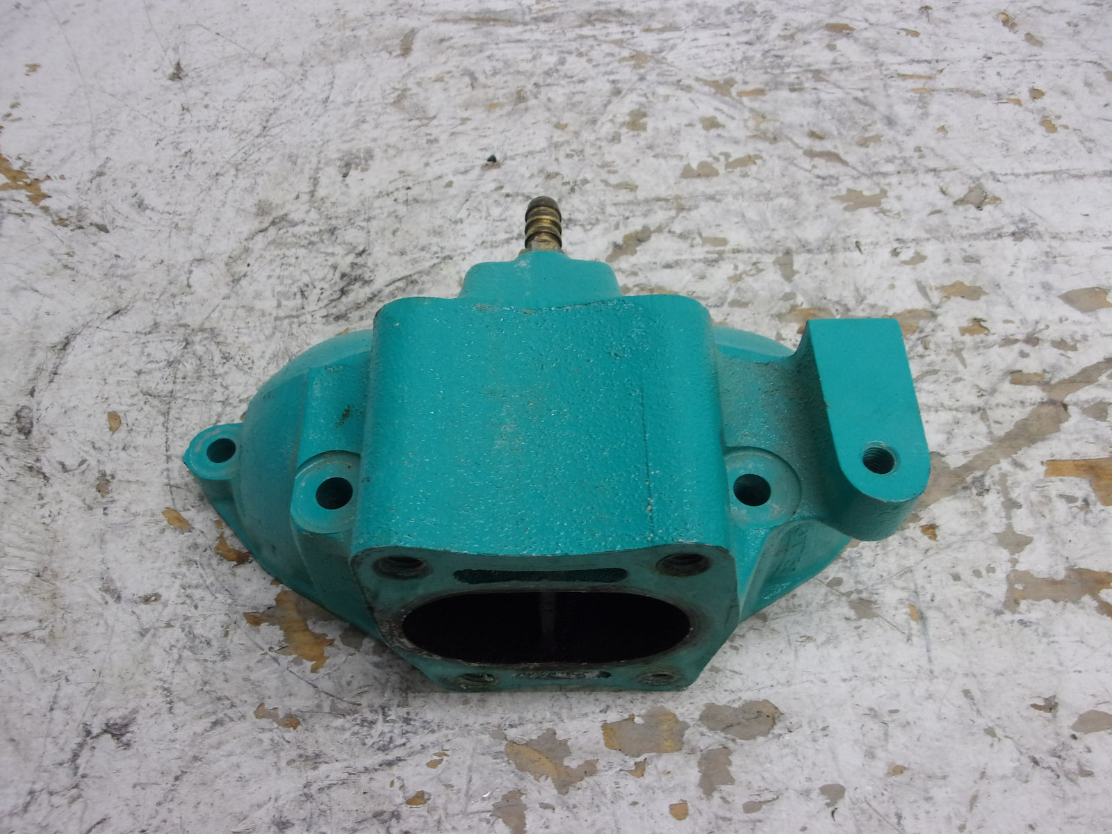 Kawasaki Jet Ski 1996-1998 STS STX 759 OEM Green Exhaust Manifold # 59081-3718