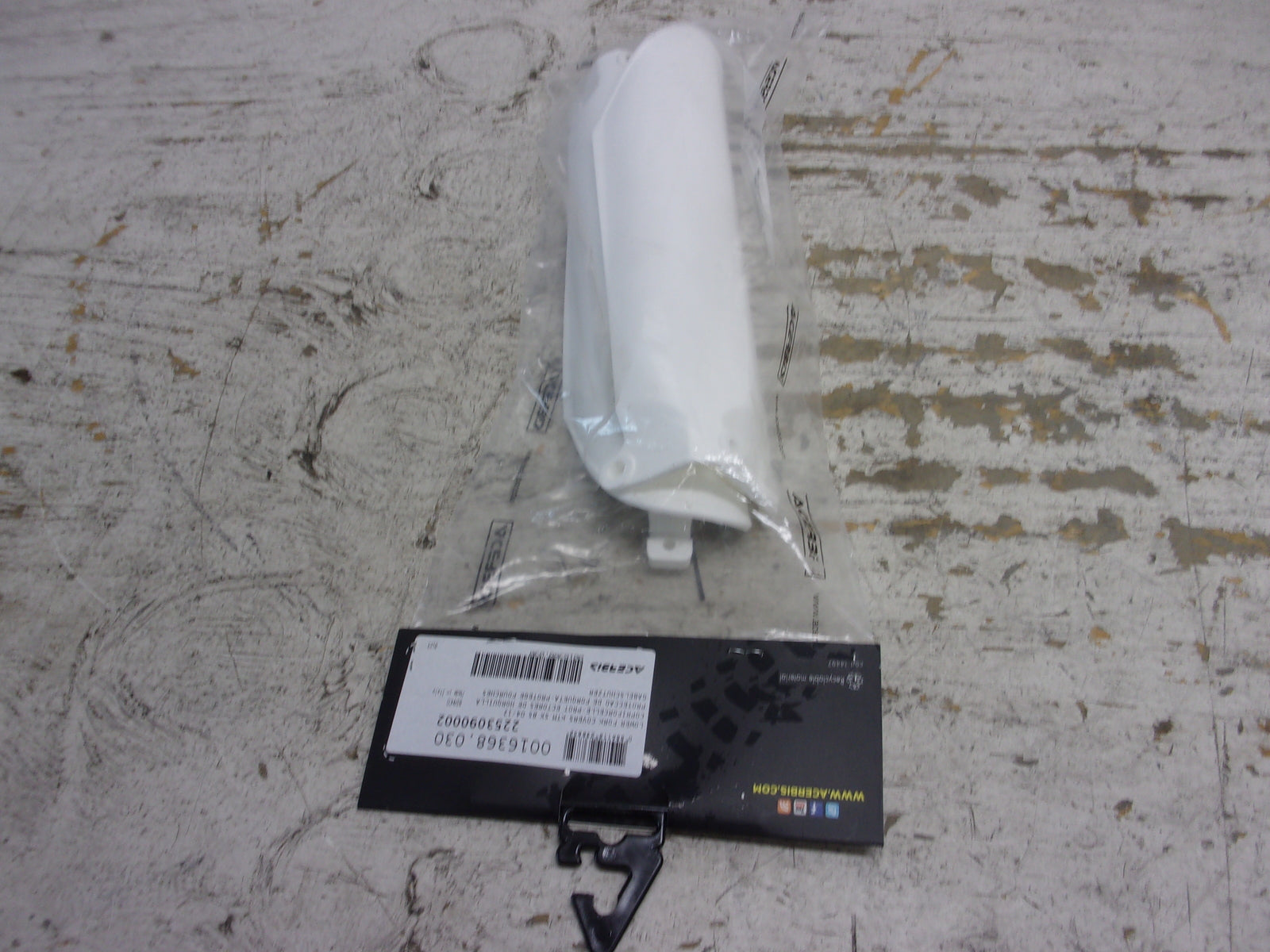 KTM Dirt Bike 2004-2012 SX 85 NEW Acerbis White Lower Fork Covers # 0016368.030