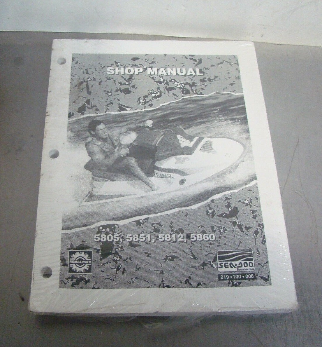 Sea-Doo 1992 Service Manual 5805-5851-5812-5860 4 Models Shop Manual 219100006