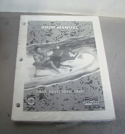 Sea-Doo 1992 Service Manual 5805-5851-5812-5860 4 Models Shop Manual 219100006