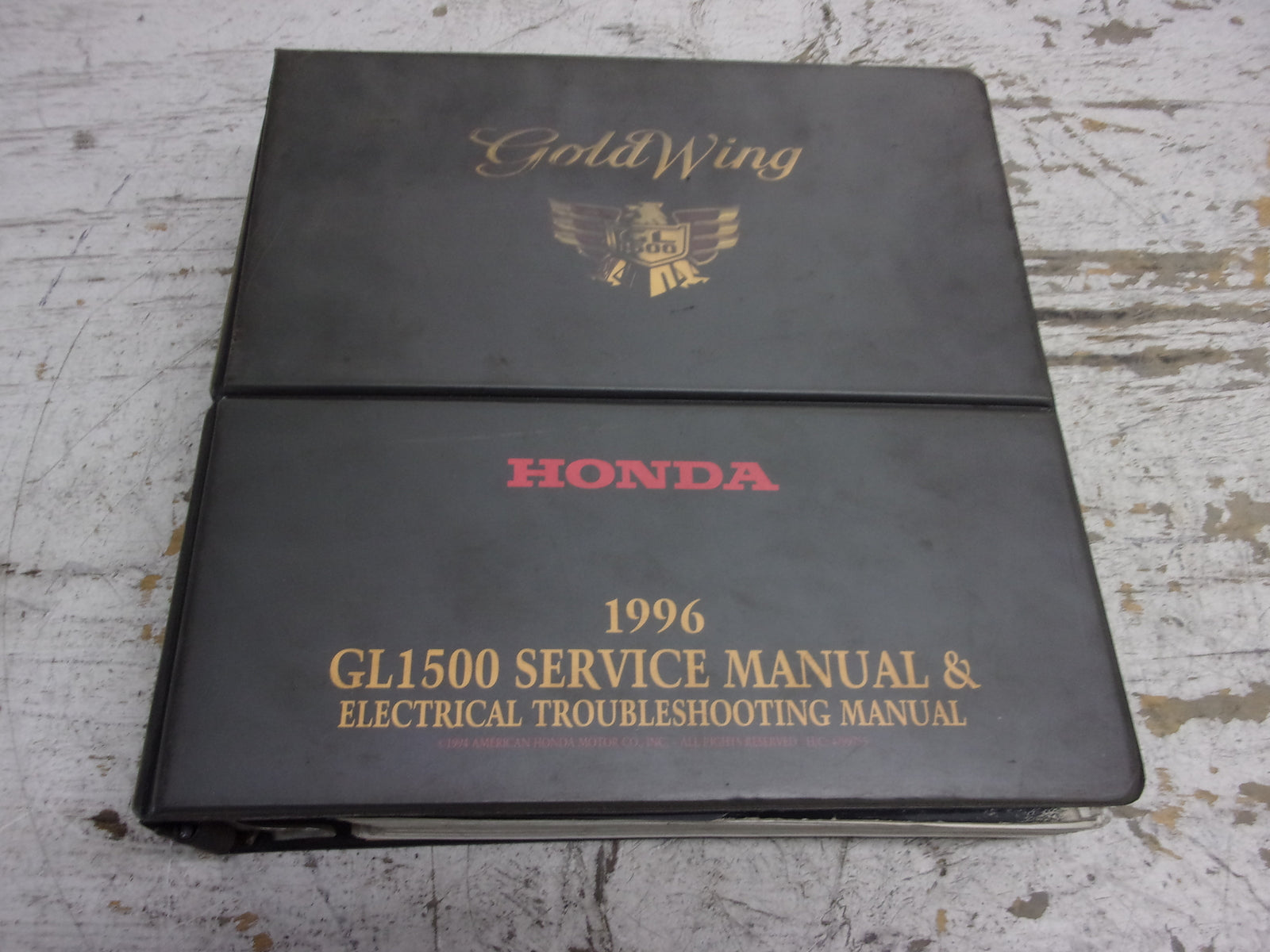 Honda 1996 GL1500 Service Manual & Electrical Troubleshooting Manual 61MAM01-AH