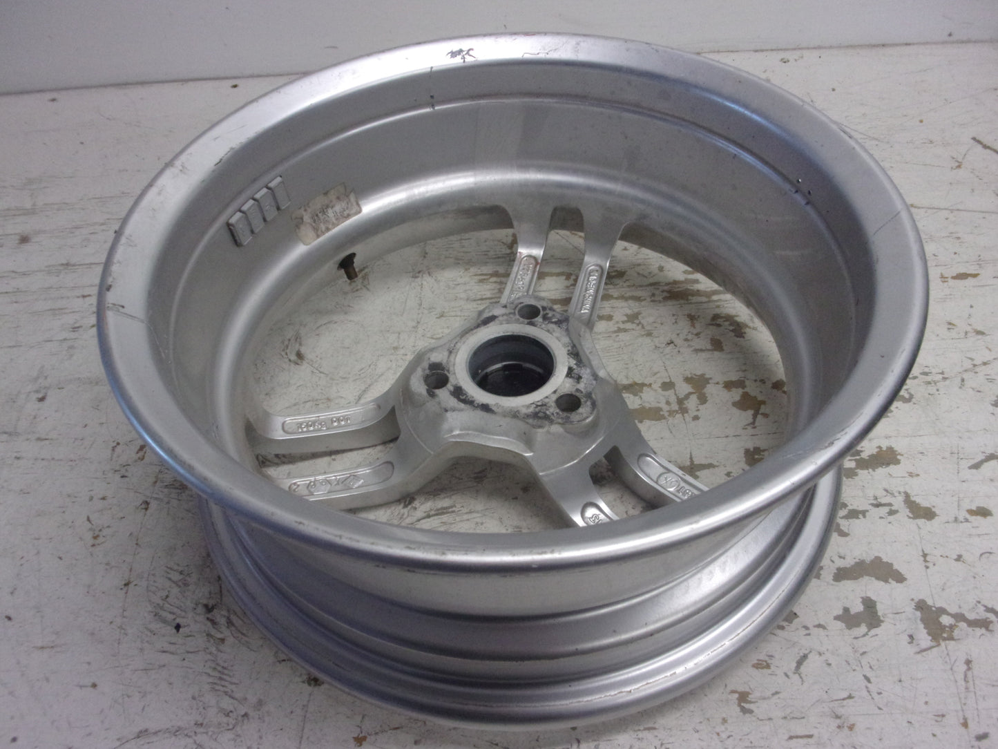 Can-Am Roadster 2010-2012 Spyder RS-S OEM Silver Front Wheel # 706201058