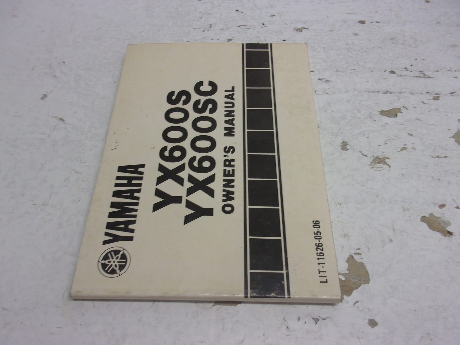 Yamaha Owners Manual 1986 YX600S YX600SC LIT-11626-05-06