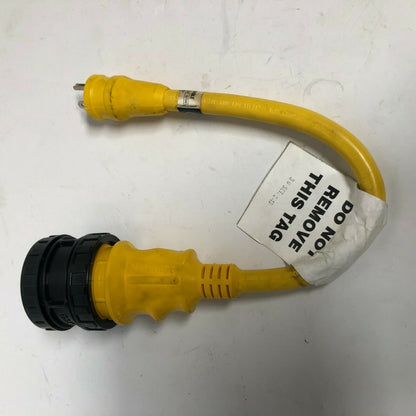 Marinco Pigtail Power Cord plus Adapter Part# 104SPPRV