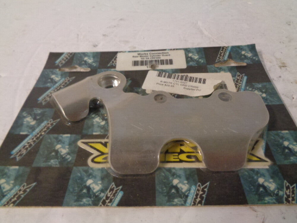 Honda Dirt Bike 2002-2004 CRF450 NEW Werks Rear Master Cylinder Guard 1731-0027