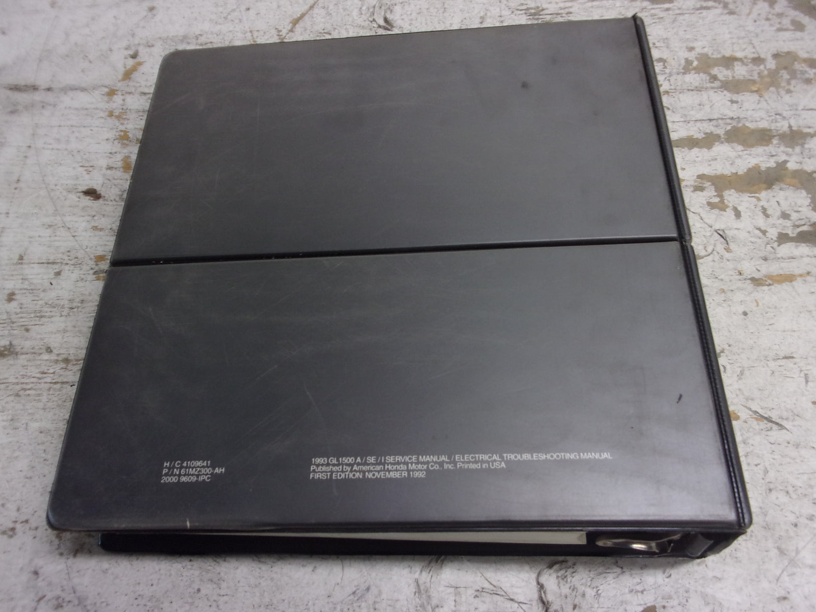 Honda 1993 GL1500 Service Manual & Electrical Troubleshooting Manual 61MZ300-AH