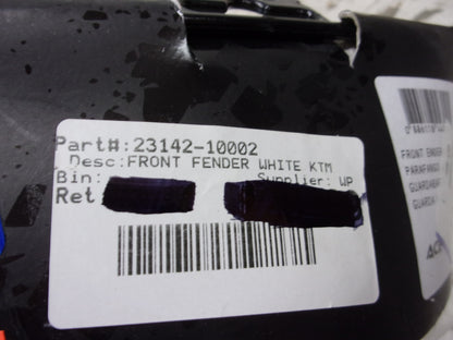 KTM Acerbis White Front Fender For KTM 125-500 SX EXC 14-15 Part# 2314210002
