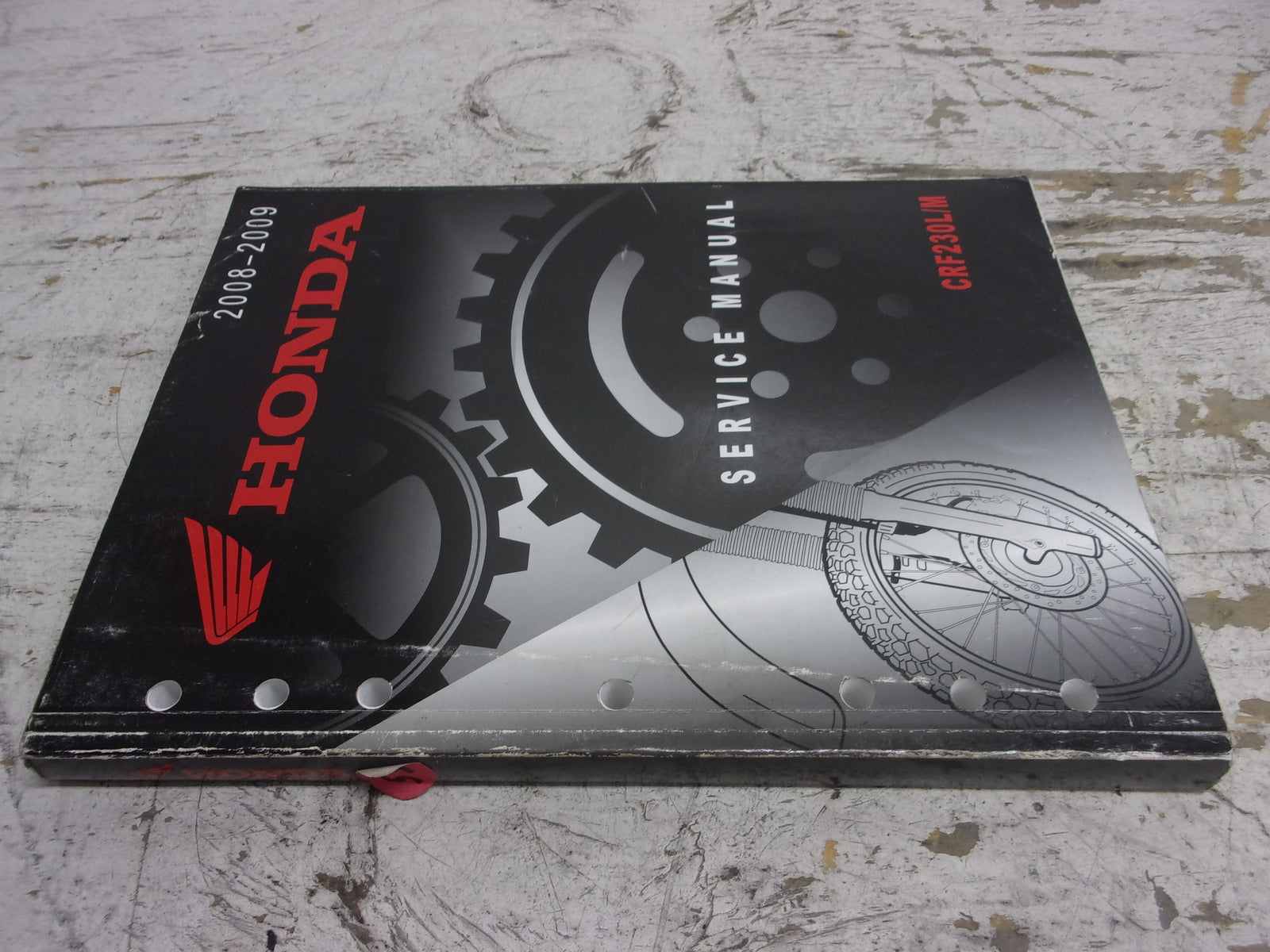Honda Dirt Bike MX 2008-2009 CRF250L/M OEM Service Manual Part# 61KFB01