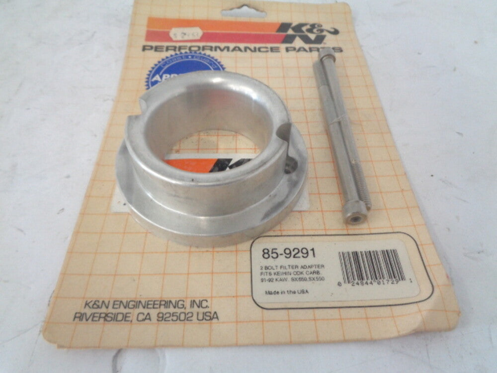 Kawasaki Jet Ski 1991-1992 650SX 550SX NEW OEM K&N 2 Bolt Filter Adapter 85-9291