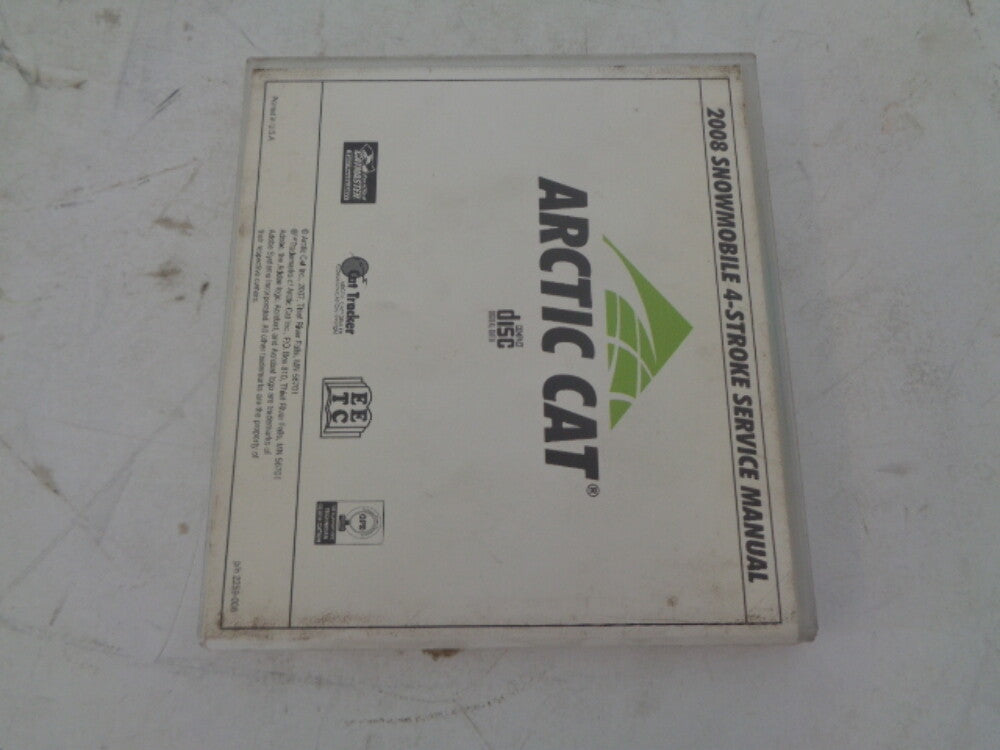Arctic Cat 2008 4-Stroke Snowmobile Service Manual CD Disc Part# 2259-008