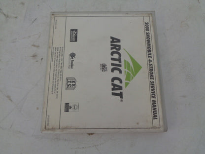 Arctic Cat 2008 4-Stroke Snowmobile Service Manual CD Disc Part# 2259-008