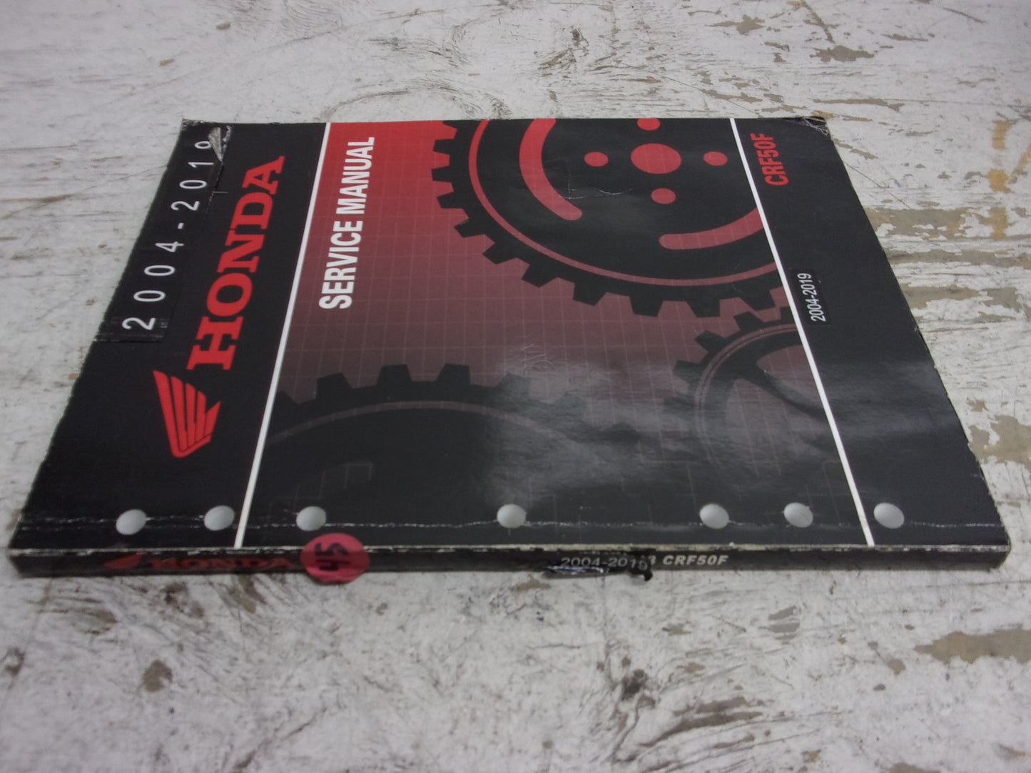 Honda Dirt Bike MX 2004-2019 CRF50R OEM Service Manual Part# 61GEL64