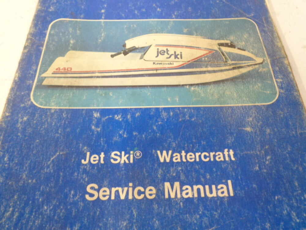 Kawasaki Jet Ski 1977-1981 JS440 OEM Service Manual Assembly # 99963-0001-05