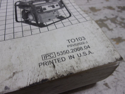 Honda Generator 2008 OEM Generator Troubleshooting Manual Part# TO103