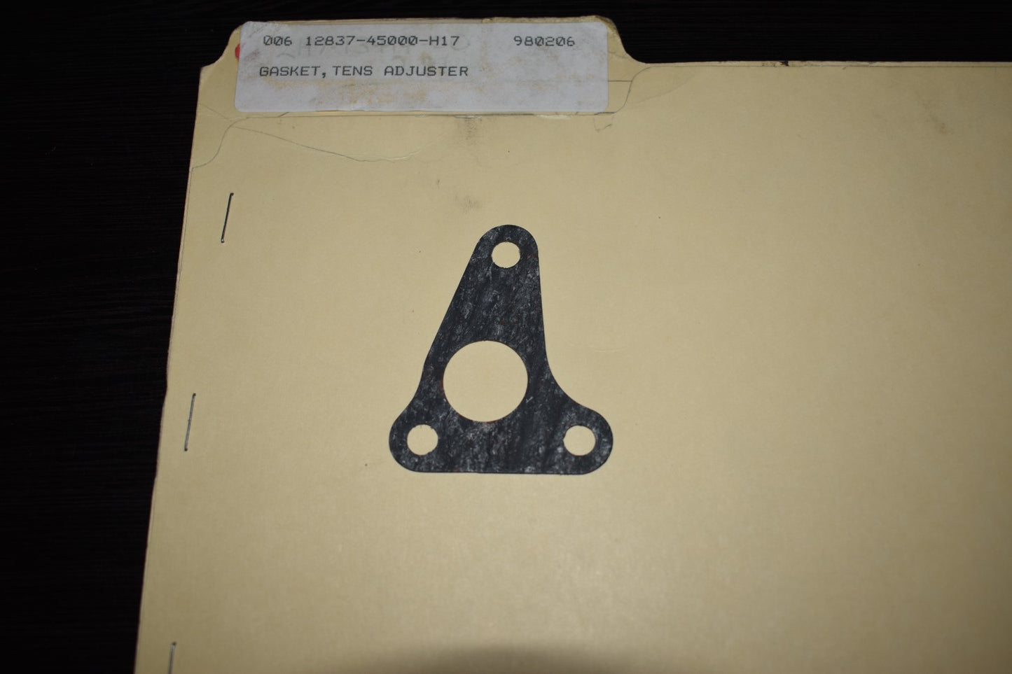 1977-88 Suzuki GS400/ GS450/ GS550/ GS750 Tensioner Adjusture Gasket 12837-45000