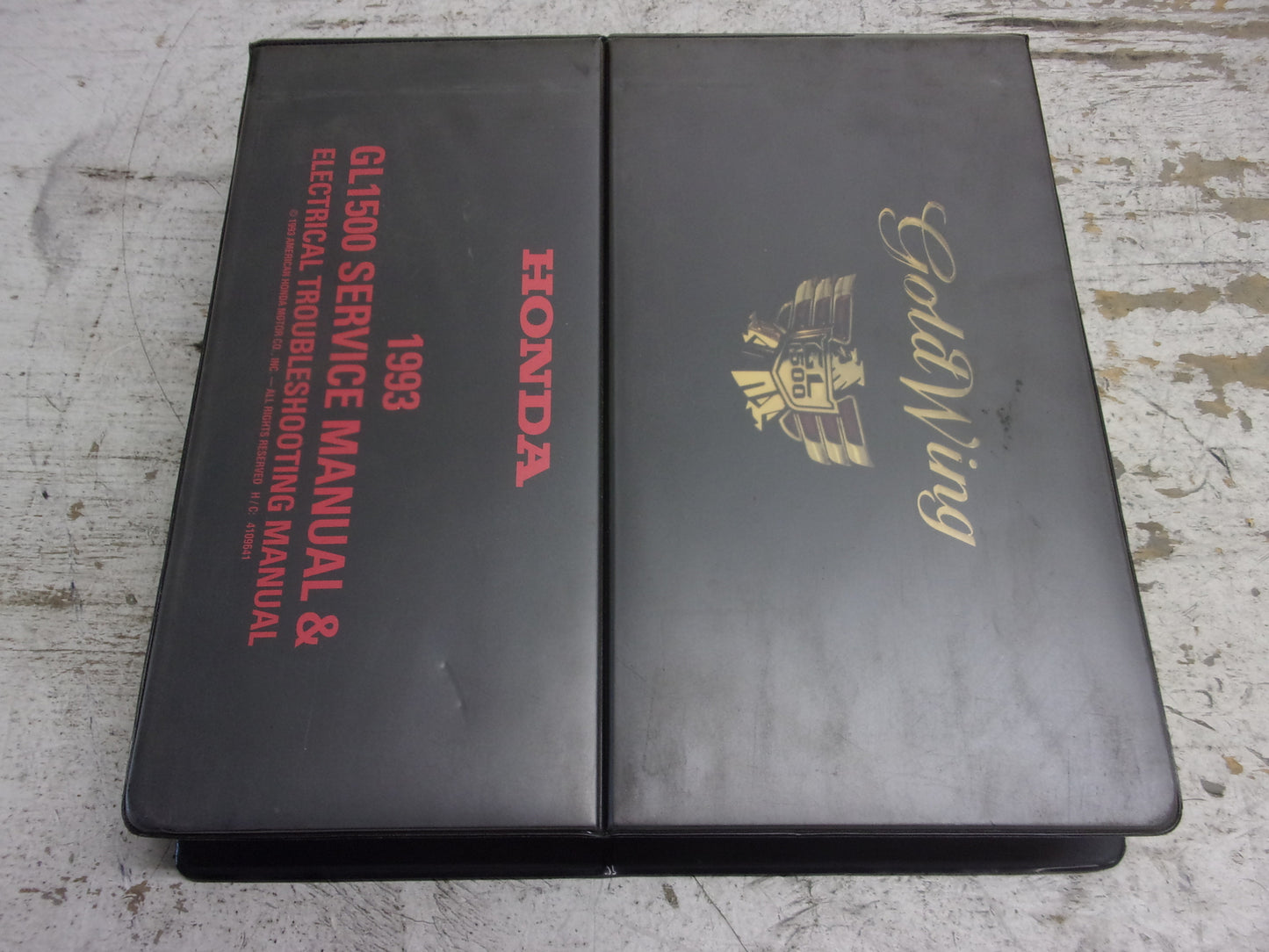 Honda 1993 GL1500 Service Manual & Electrical Troubleshooting Manual 61MZ300-AH