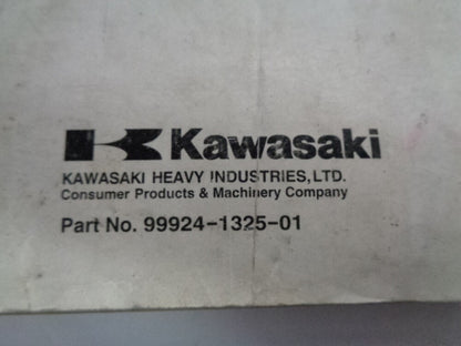 Kawasaki Jet Ski 2004 STX 14 OEM Kawasaki Service Manual # 99924-1325-01