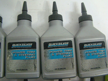 OEM Mercury Quicksilver Power Trim & Steering Fluid 8oz Bottle with Needle Top