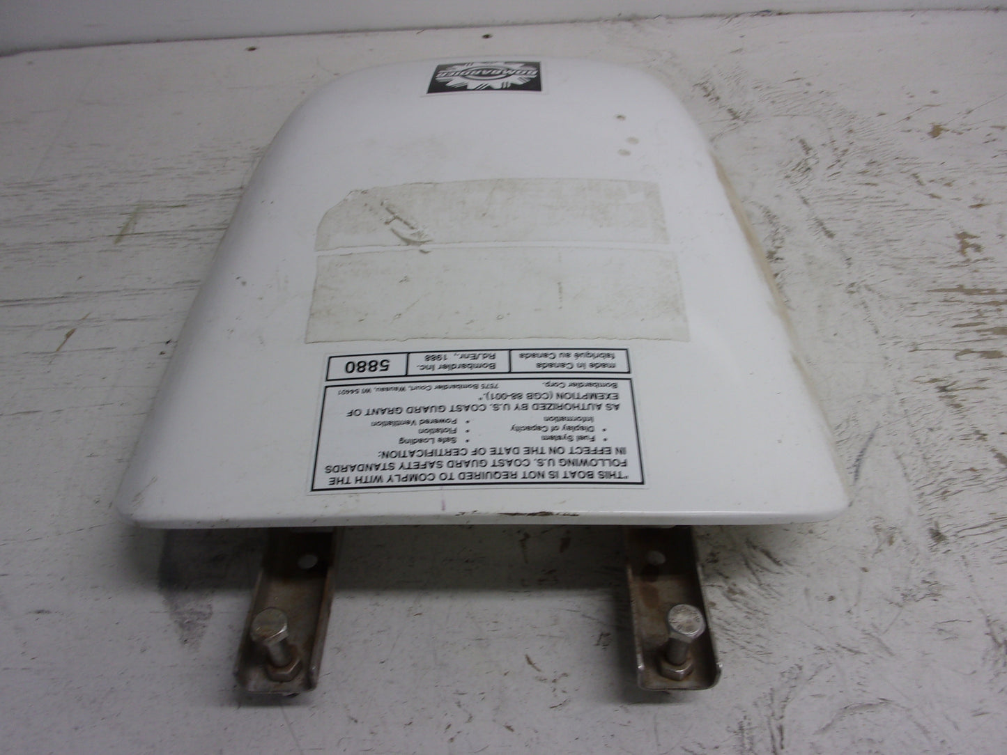 Sea Doo Bombardier 1995-1996 HX OEM White Access Cover Assembly Part# 269500121
