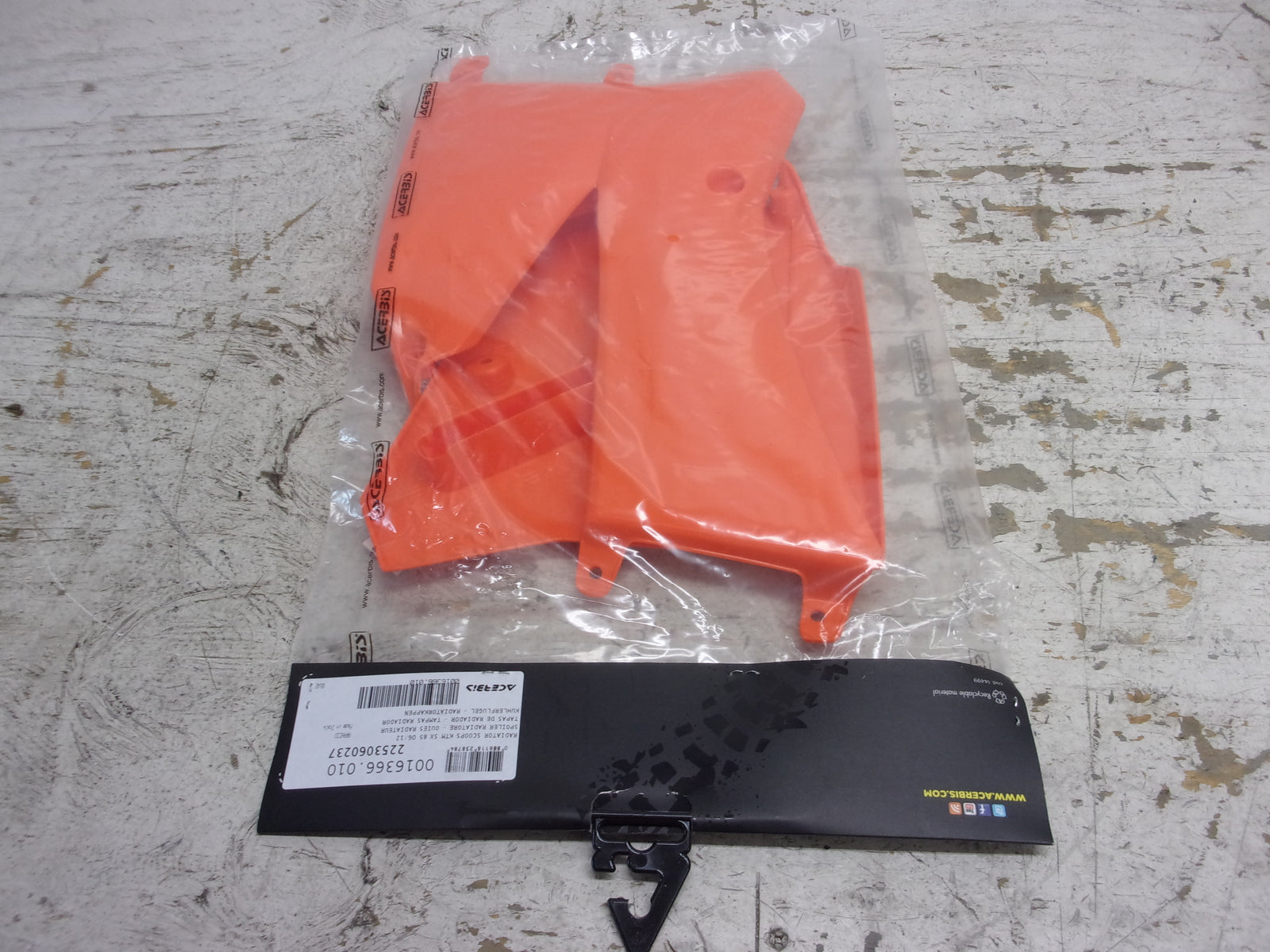 KTM Dirt Bike 2006-2012 SX 85 NEW Acerbis Radiator Scoop Set Part# 0016366.010
