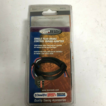 Tow Ready Ford F-Series Single Plug Brake Control Wiring Adapter Part# 20270