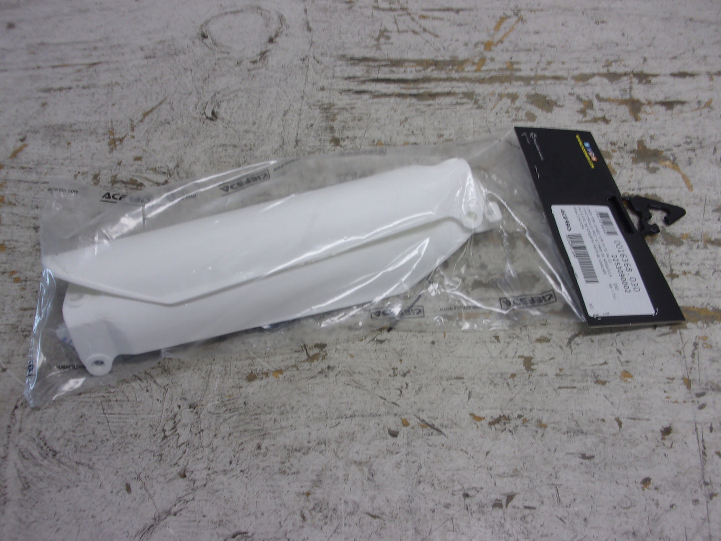 KTM Dirt Bike 2004-2012 SX 85 NEW Acerbis White Lower Fork Covers # 0016368.030